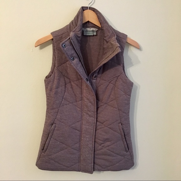 Athleta Quilted Vest Heather Purple Icecap XXS - Picture 8 of 8